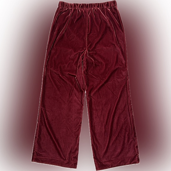 Soft Surroundings - Aria Velvet Jacket & Velvet Wide Leg Pant Set - Picture 9 of 14